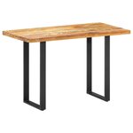 vidaXL Table à manger 120x60x76 cm Bois de récupération massif