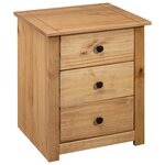 vidaXL Table de chevet 46x40x57 cm Pin Gamme Panama