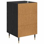 vidaXL Cabinet de chevet Chêne noir 40 x 40 x 66 cm Bois d'ingénierie