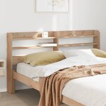vidaXL Tête de lit avec étagères 160 cm bois massif de pin