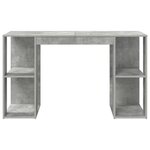 vidaXL Bureau gris Gris béton