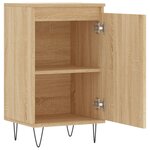 vidaXL Buffets 2 Pièces chêne sonoma 40x35x70 cm bois d'ingénierie