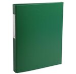 Classeur à anneaux, PP, 2 anneaux, A4, vert EXACOMPTA