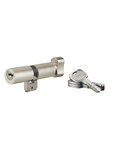 THIRARD - Cylindre adaptateur rond à bouton T2 BLCT  38Bx38mm  diamètre 22mm  4 clés - THIRARD