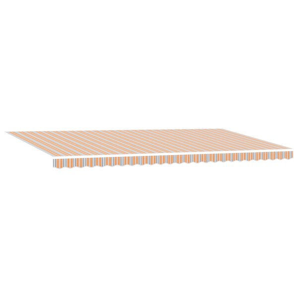 vidaXL Auvent Rétractable Multicolore 600 × 300 cm Polyester