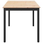 vidaXL Table de salle à manger / Table de repas Naturel