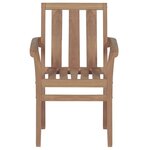 vidaXL Chaises de jardin 2 Pièces avec coussins beige Bois de teck massif