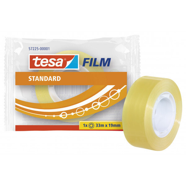 Ruban adhésif standard tesa transparent 33m x 19mm
