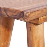 Banc banquette de jardin 120 cm bois de teck solide 02_0010525