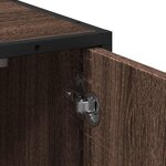 vidaXL Armoire de lavabo de salle de bain chêne marron 65x33x60 cm