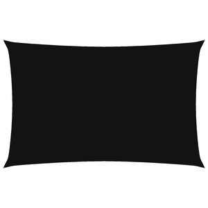vidaXL Voile de parasol tissu oxford rectangulaire 5x8 m noir
