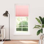 vidaXL Store plissé rose 90x200 cm largeur du tissu 89 4 cm polyester