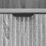 vidaXL Table de chevet Sonoma gris 49 x 36 x 61 cm Bois d'ingénierie