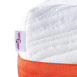 vidaXL Matelas Blanc et Gris 70 x 200 cm Mousse à Mémoire