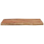 vidaXL Table d'appoint 70x40x2 5cm bois massif acacia bordure assortie