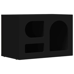 vidaXL Meuble TV Noir 60 x 35 x 40 cm Bois d'ingénierie