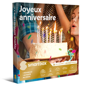 SMARTBOX - Coffret Cadeau Joyeux anniversaire** - Multi-thèmes