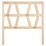 vidaXL Tête de lit 81x4x100 cm Bois massif de pin