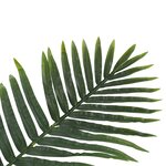 Vidaxl 5 pcs feuilles artificielles de palmier vert 95 cm