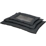 Matelas mémoire de forme L - 80 x 55 x 9 cm - Coussin PLATIN ORTHO - Gris
