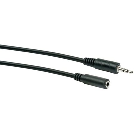 rallonge câble Audio 5 m 3,5mm Noir SCHWAIGER