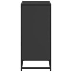 vidaXL Bibliothèque noir 60x35x76 cm bois d'ingénierie