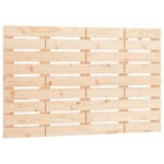 vidaXL Tête de lit murale 81x3x63 cm Bois massif de pin