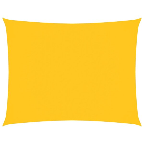 vidaXL Voile de parasol tissu oxford rectangulaire 2x3 5 m jaune