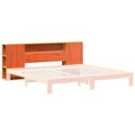 vidaXL Tête de lit avec rangement cire marron 200cm bois massif de pin