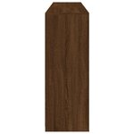 vidaXL Buffet avec lumières LED chêne marron 162x37x100 cm