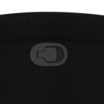 vidaXL Fauteuil inclinable noir tissu