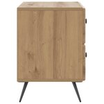 vidaXL Cabinet de chevet Chêne artisanal 62 x 34 5 x 47 5 cm