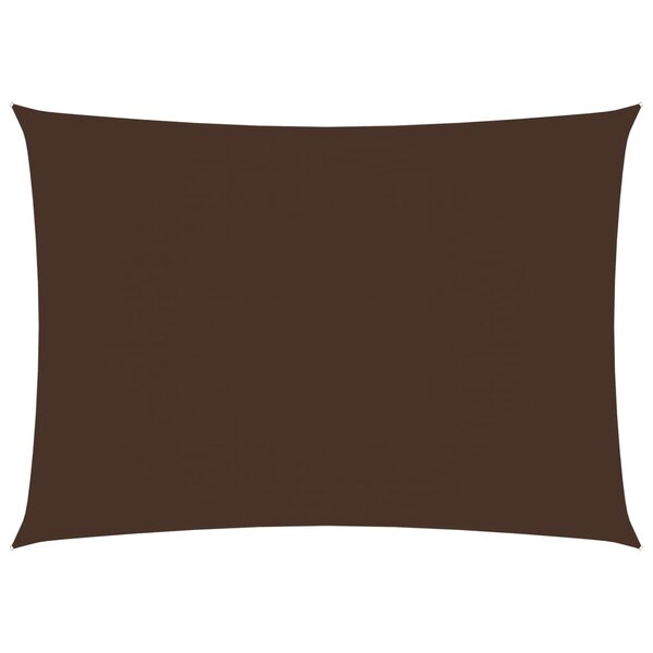 vidaXL Voile de parasol tissu oxford rectangulaire 2x3 m marron