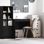 vidaXL Bureau Chêne noir 70 x 50 x 76 cm Bois d'ingénierie