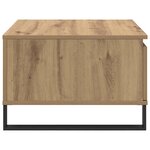 vidaXL Table basse Chêne artisanal 55 x 55 x 36 5 cm Bois d'ingénierie
