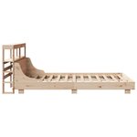 vidaXL Cadre de lit sans matelas 120x200 cm bois de pin massif