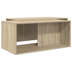 vidaXL Ensemble de tables basses 2 Pièces Chêne Sonoma Bois d'ingénierie