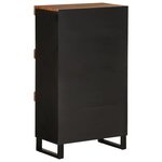 vidaXL Armoire latérale 60x33x107 cm bois massif d'acacia