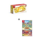 Pack Nintendo Switch Lite Jaune + Pokémon Donjon Mystere : Equipe de secours DX