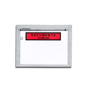 Lot de 500 pochettes documents ci-inclus pac-list a6