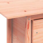 vidaXL Table de jardin 100x50x75 cm bois massif de douglas