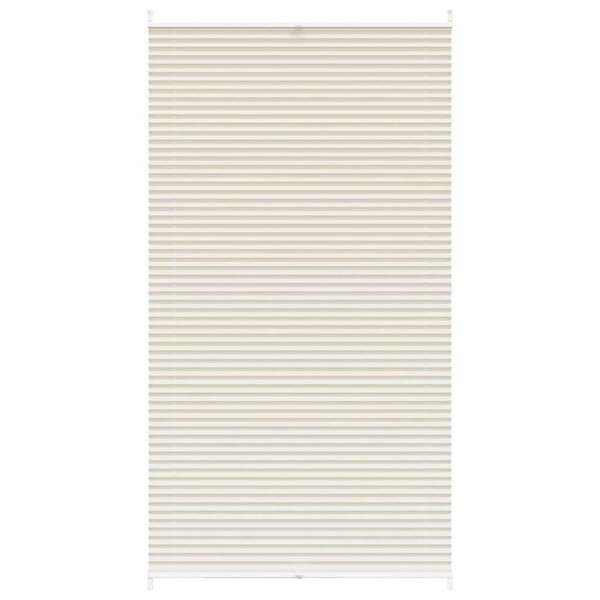 vidaXL Store plissé 100x200 cm Crème