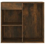 vidaXL Armoire cosmétique Chêne fumé 80x40x75 cm Bois d'ingénierie