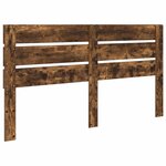 vidaXL Tête de lit Chêne fumé 200 cm Bois d'ingénierie