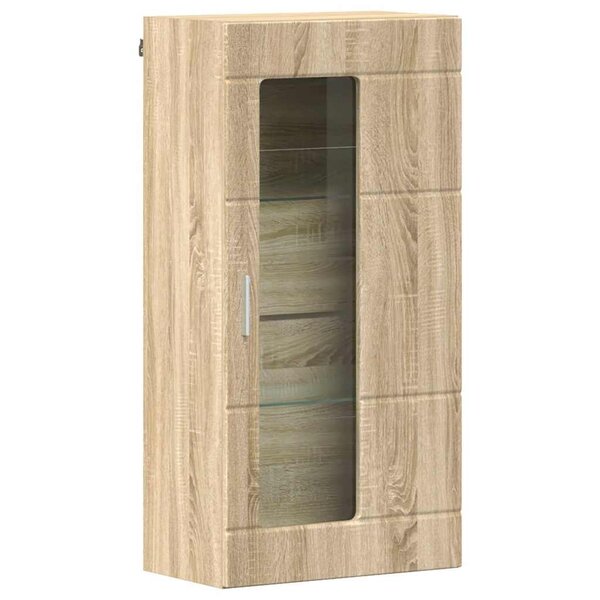 vidaXL Meuble mural Chêne sonoma 55 x 29 x 100 cm Bois d'ingénierie