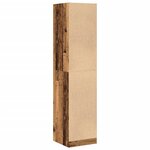 vidaXL Armoire d'apothicaire vieux bois 40x41x174 5 cm bois ingénierie
