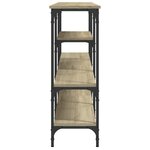 vidaXL Table console chêne sonoma 160x29x80 cm bois d'ingénierie