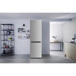 Hotpoint h8a1es - réfrigérateur congélateur bas - 338l (227+111) - froid brassé - l 60cm x h 189cm - silver