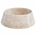 vidaXL Collier de sapin de Noël Blanc 75 x 75 x 25 cm Jacinthe d'eau