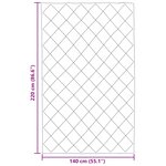 vidaXL Duvet d'hiver Noir et anthracite 220 x 140 cm Microfibre